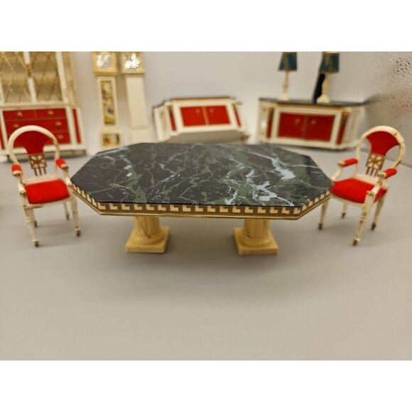 Vintage Ideal Petite Princess Fantasy Furniture FireTruck Dollhouse Lot Of 16 - Picture 7 of 11